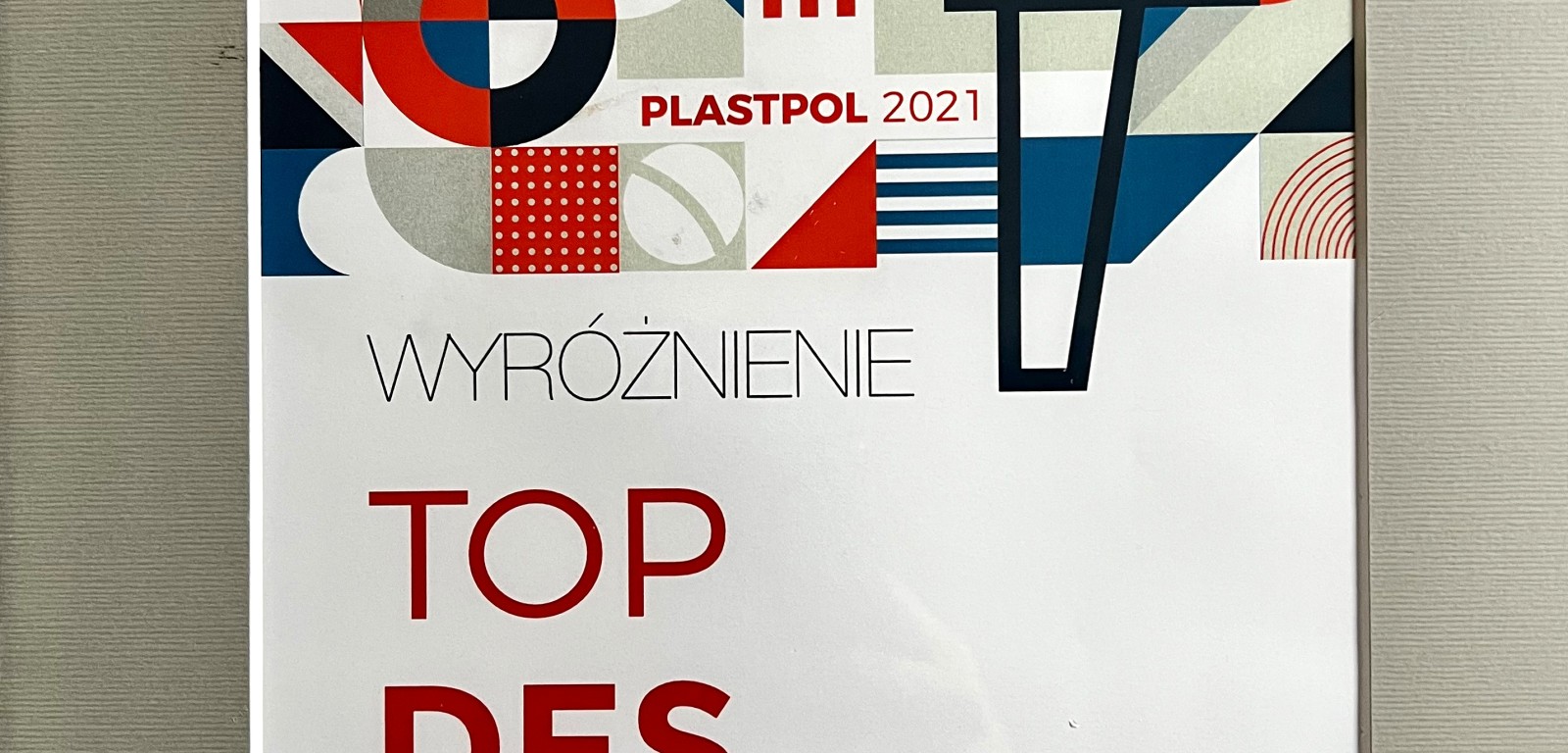 Nagroda TOP Design Plastpol 2021