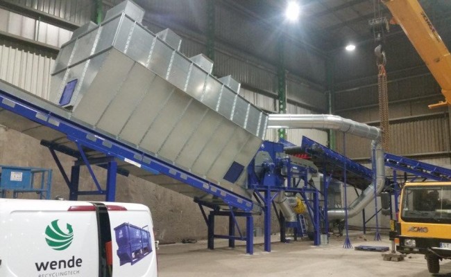 Nihot SDS 1400 air separator with NCF filter