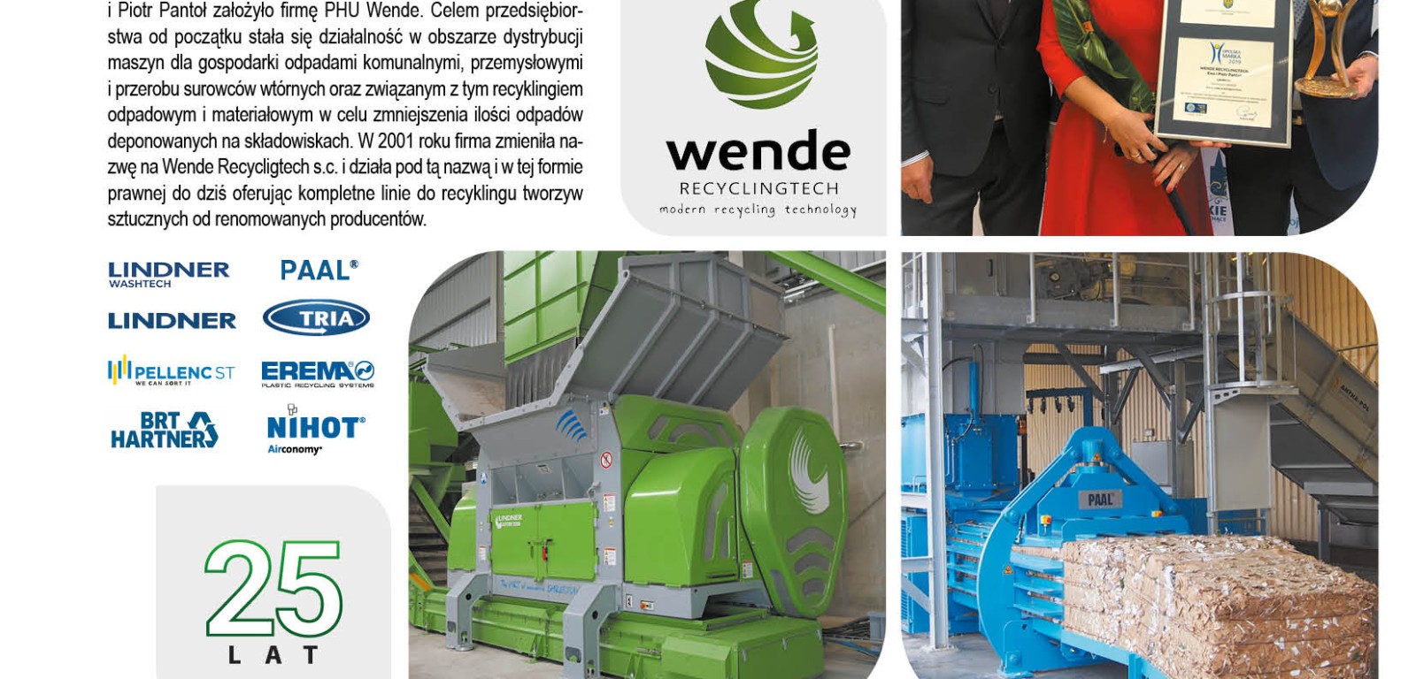 Wende Recyclingtech laureatem nagrody „Diamenty Forbesa 2023” 